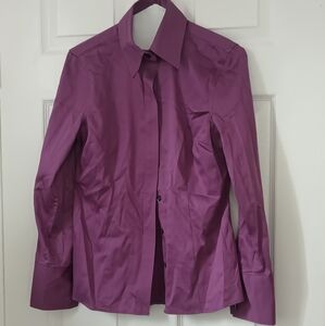 Banana Republic Non Iron Purple Blouse 4